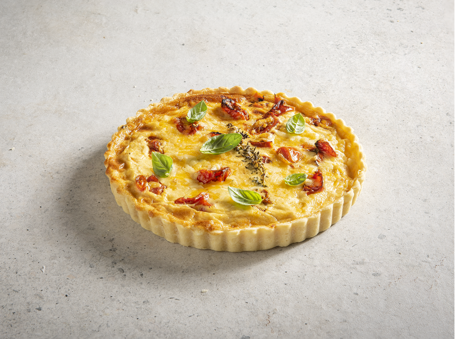 Tomato & Basil Quiche